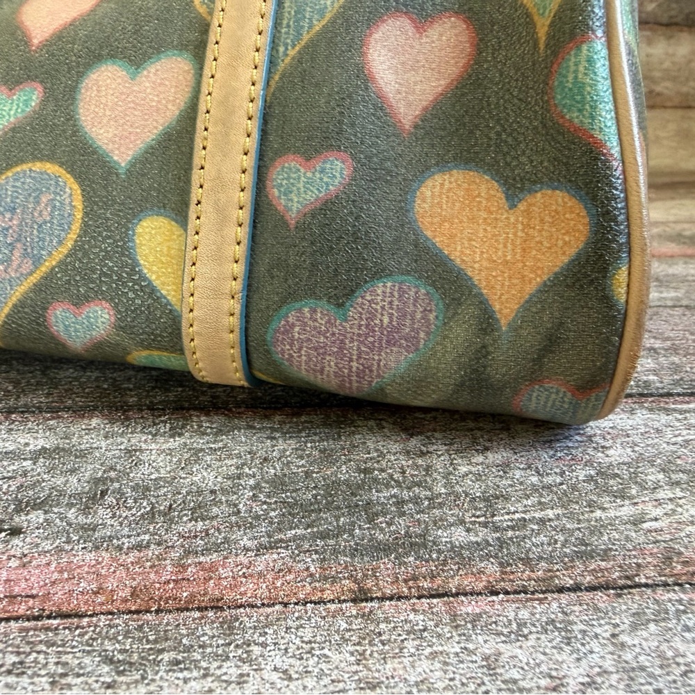Dooney & Bourke Y2K Heart Print Barrel Bag - Picture 5 of 9